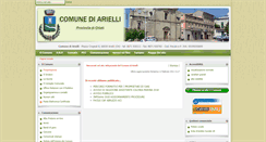 Desktop Screenshot of comune.arielli.ch.it