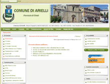 Tablet Screenshot of comune.arielli.ch.it